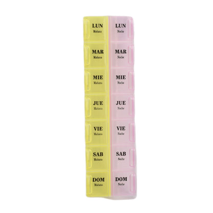 ORGANIZADOR DE PASTILLAS SEMANAL DIM:6*20CM