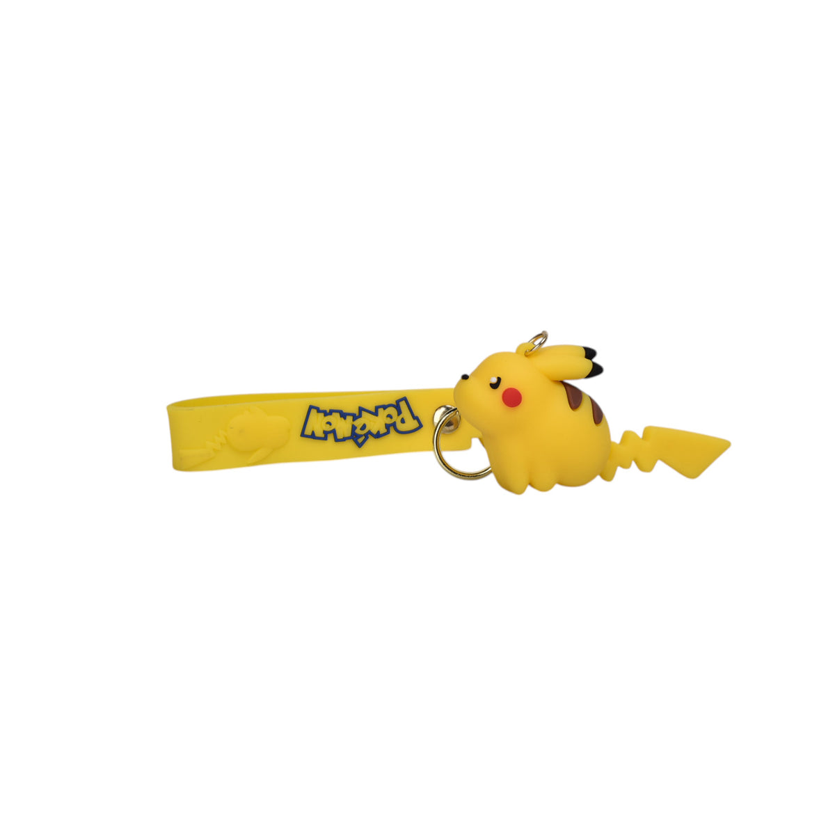llavero goma personaje amarillo dim:7x6