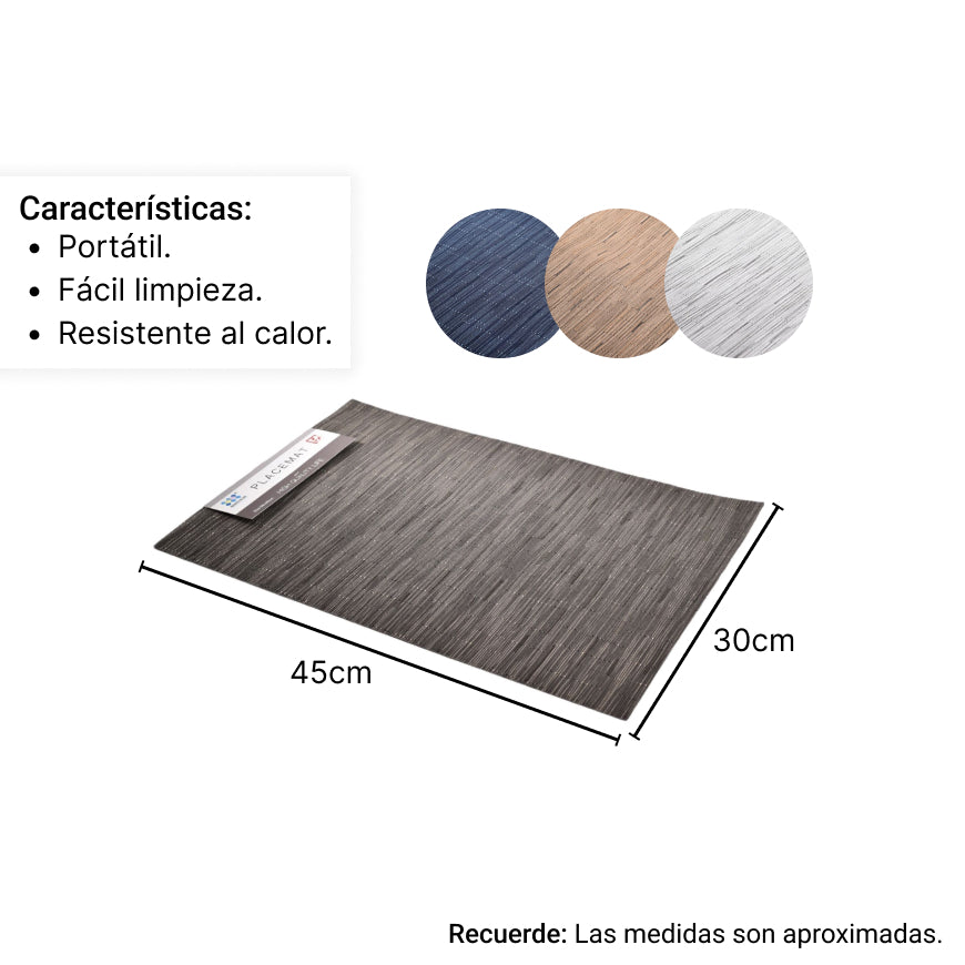 individuales comedor hogar mesa dim: 30*45