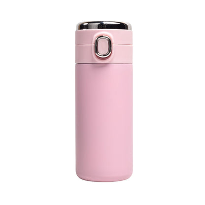 TERMO METALICO 320ML CON MEDIDOR DE TEMPERATURA