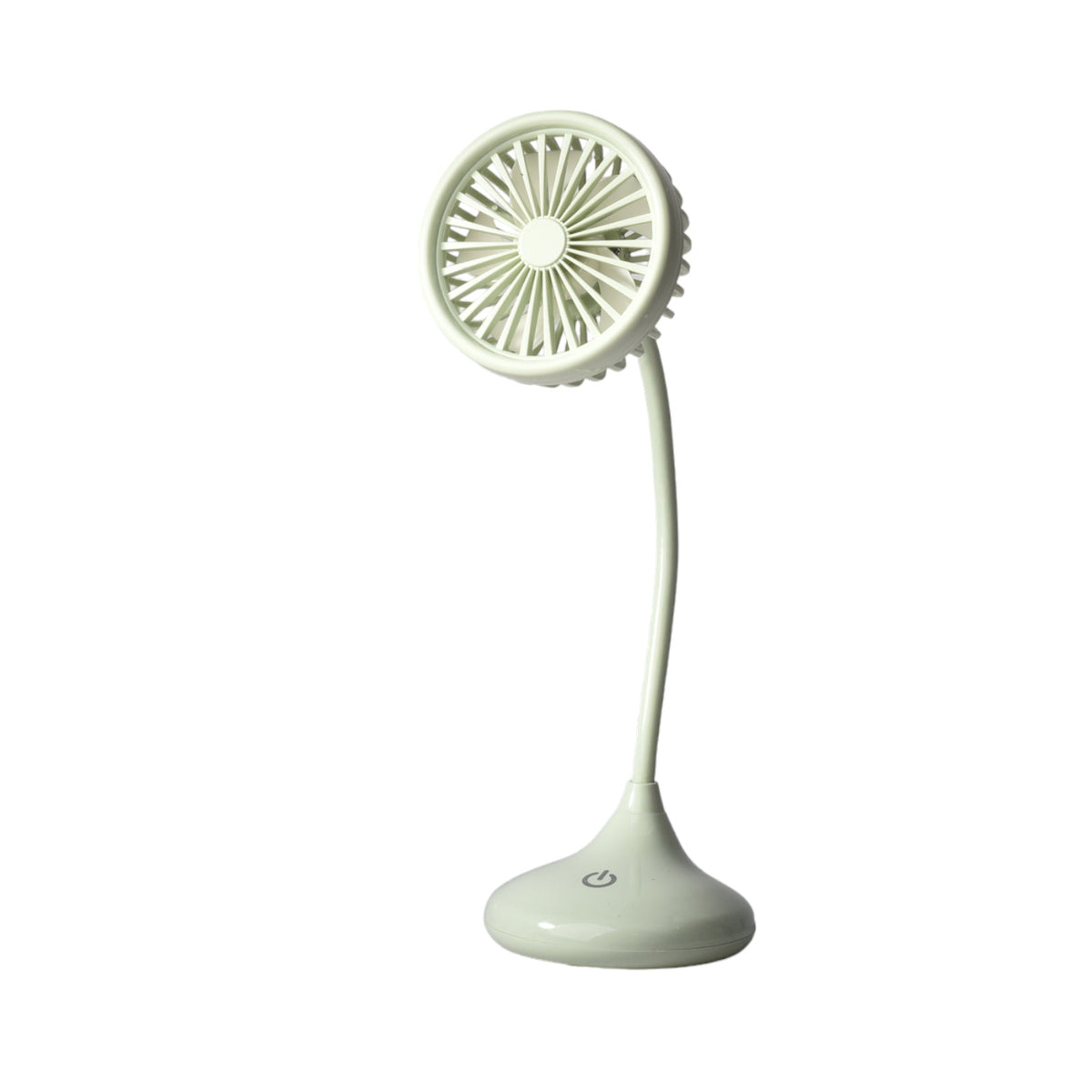 ventilador redondo recargable plastico con cable usb dim:9x9