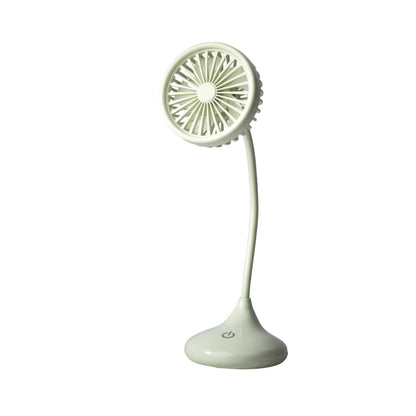 VENTILADOR REDONDO RECARGABLE PLASTICO CON CABLE USB DIM:9X9