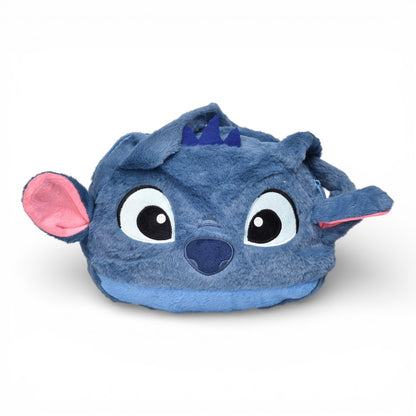 BOLSO CARTERA PERSONAJE POLIESTER PELUCHE AZUL DIM:26X20X6