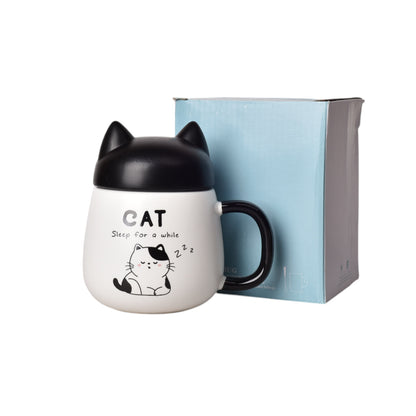 MUG POCILLO CERAMICA FORMA DE GATO 500ML DIM:10*10*13