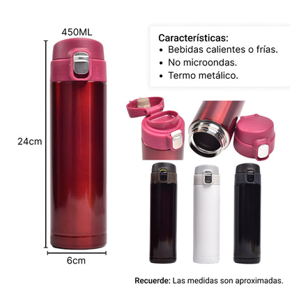 TERMO METALICO 450ML