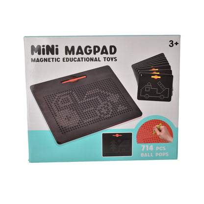 TABLERO MAGNETICO CON LAPIZ PLASTICO NEGRO Y ROJO DIM:32X26C