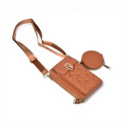 BOLSO PARA DAMA SINTETICO CON MONEDERO DIM: 11X18X7