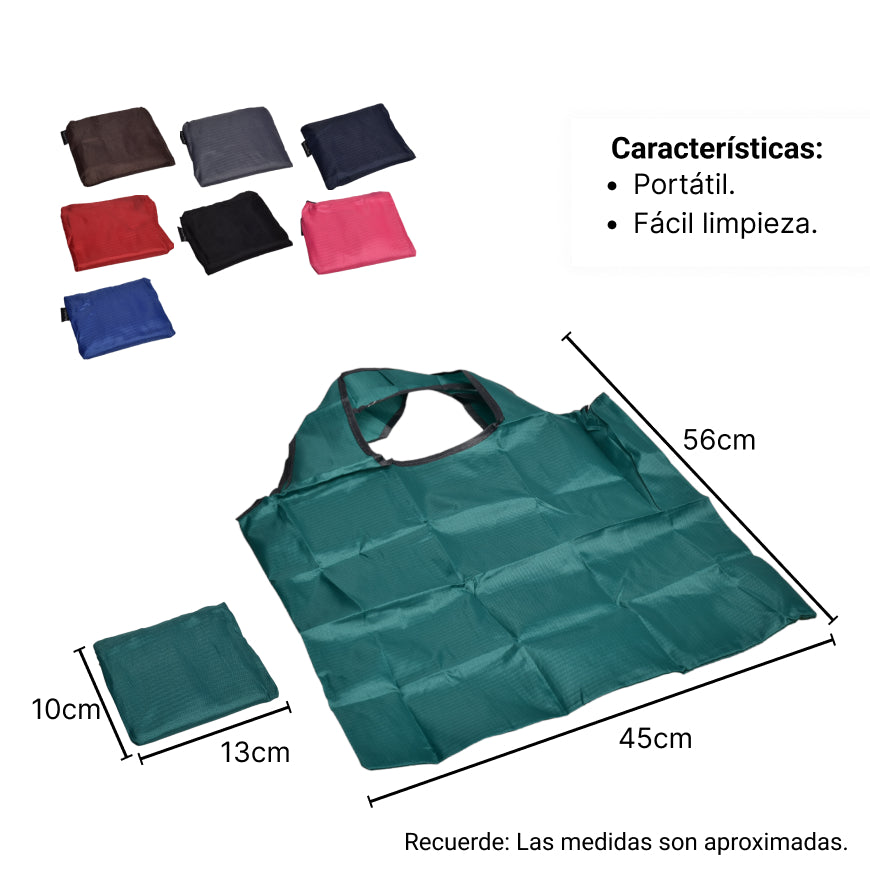 bolsa portatil reutilizable para compras