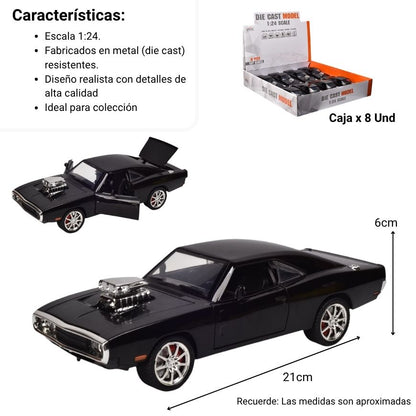 CARRO COLECCIONABLE METALICO DIM:21 x 7.8 x 6 cm