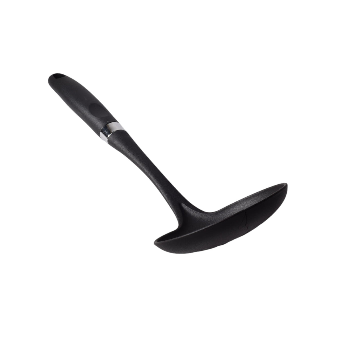 cuchara para pasta silicona plastico utensilios cocina negro