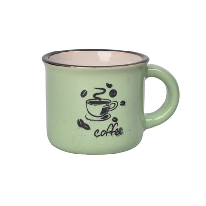 MUG POCILLO CERAMICA 180ML DIM:6X6X5
