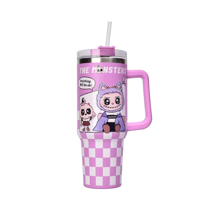 TERMO METALICO 890ML PERSONAJE DIM:9X24