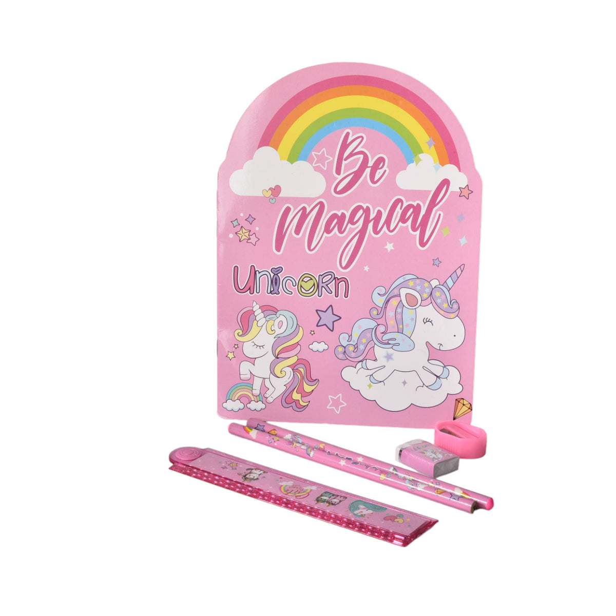 set kit 6pcs escolar niña accesorios dim:24x18cm