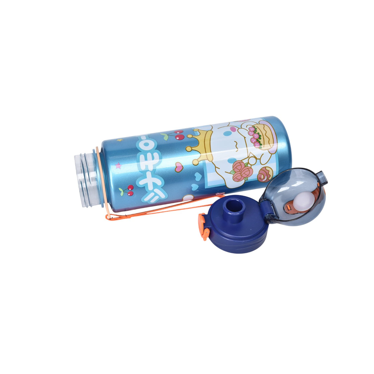 botella de agua 700ml personaje plastica