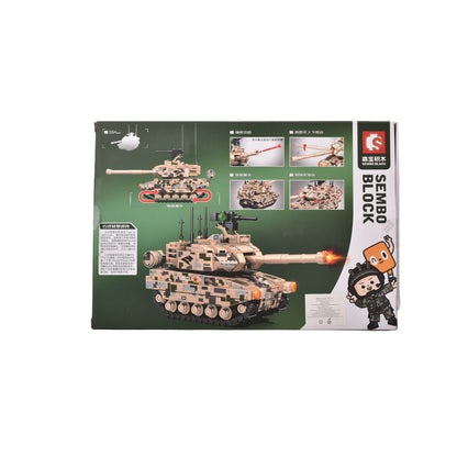 FICHAS DE ARMAR EJERCITO TANQUE DIM:37X26X6CM