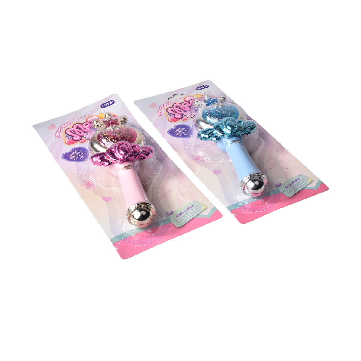 juguete varita de princesa magica de plastico luces sonido