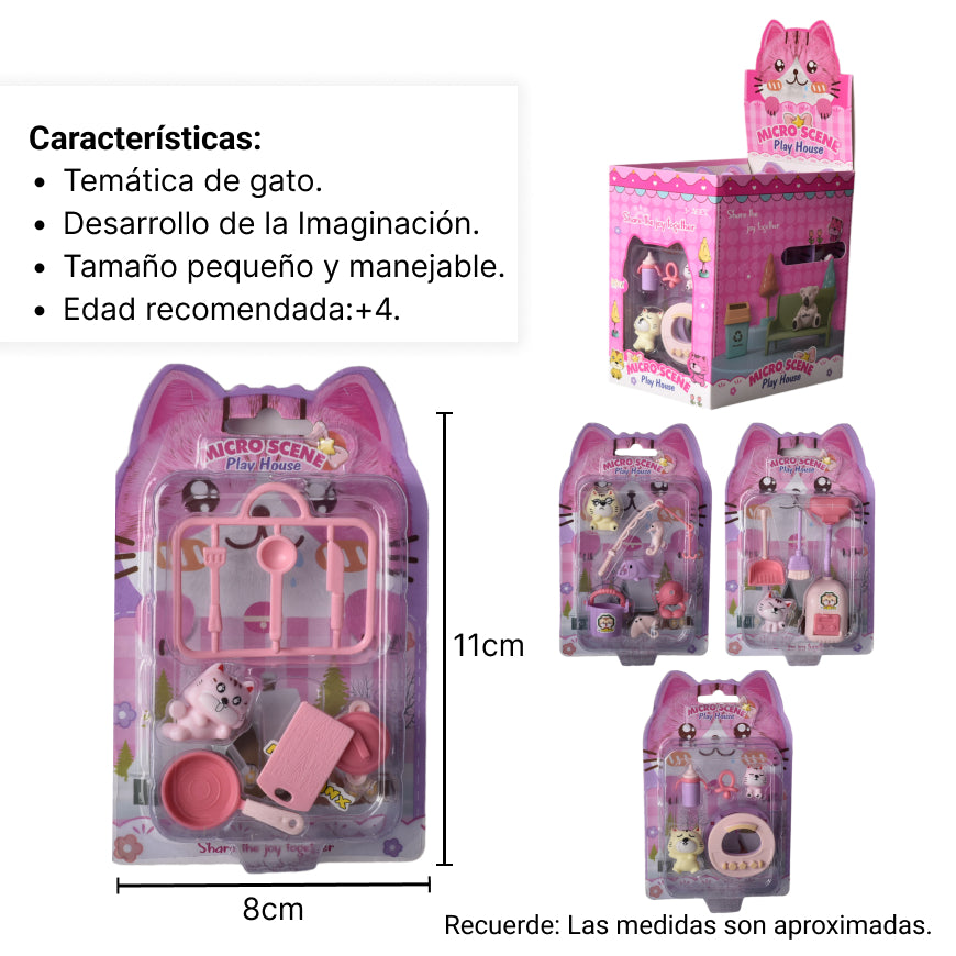 juguete casa sorpresa con accesorios