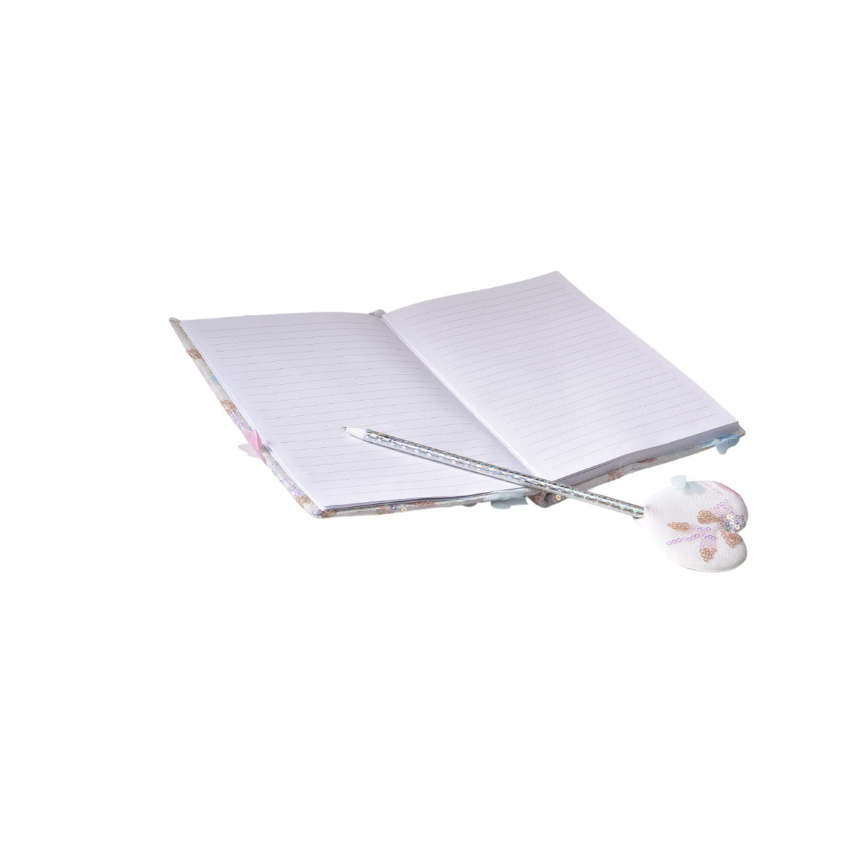 agenda diario con esfero brillante dim: 14x21