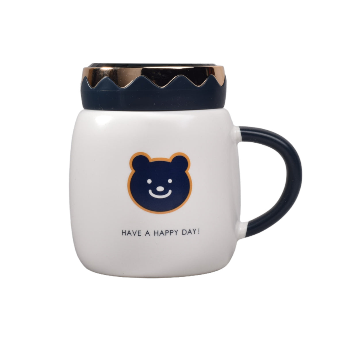 mug pocillo con tapa ceramica