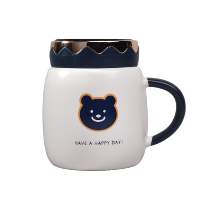 MUG POCILLO CON TAPA CERAMICA