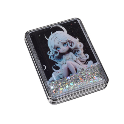 ESPEJO PLASTICO CUADRADO CARTERA DIM:6CM