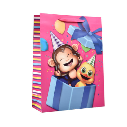 BOLSA REGALO EN PAPEL NIÑOS TAMAÑO GRANDE