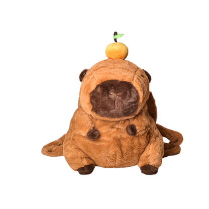 MALETA MORRAL BOLSO PEQUEÑO INFANTIL PARA NIÑA CAFE CAPYBARA