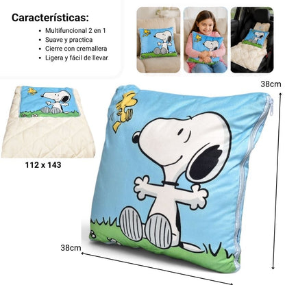 COJIIN COBIJA 40X40CM Y ALMOHADA  11,5X14,5CM
