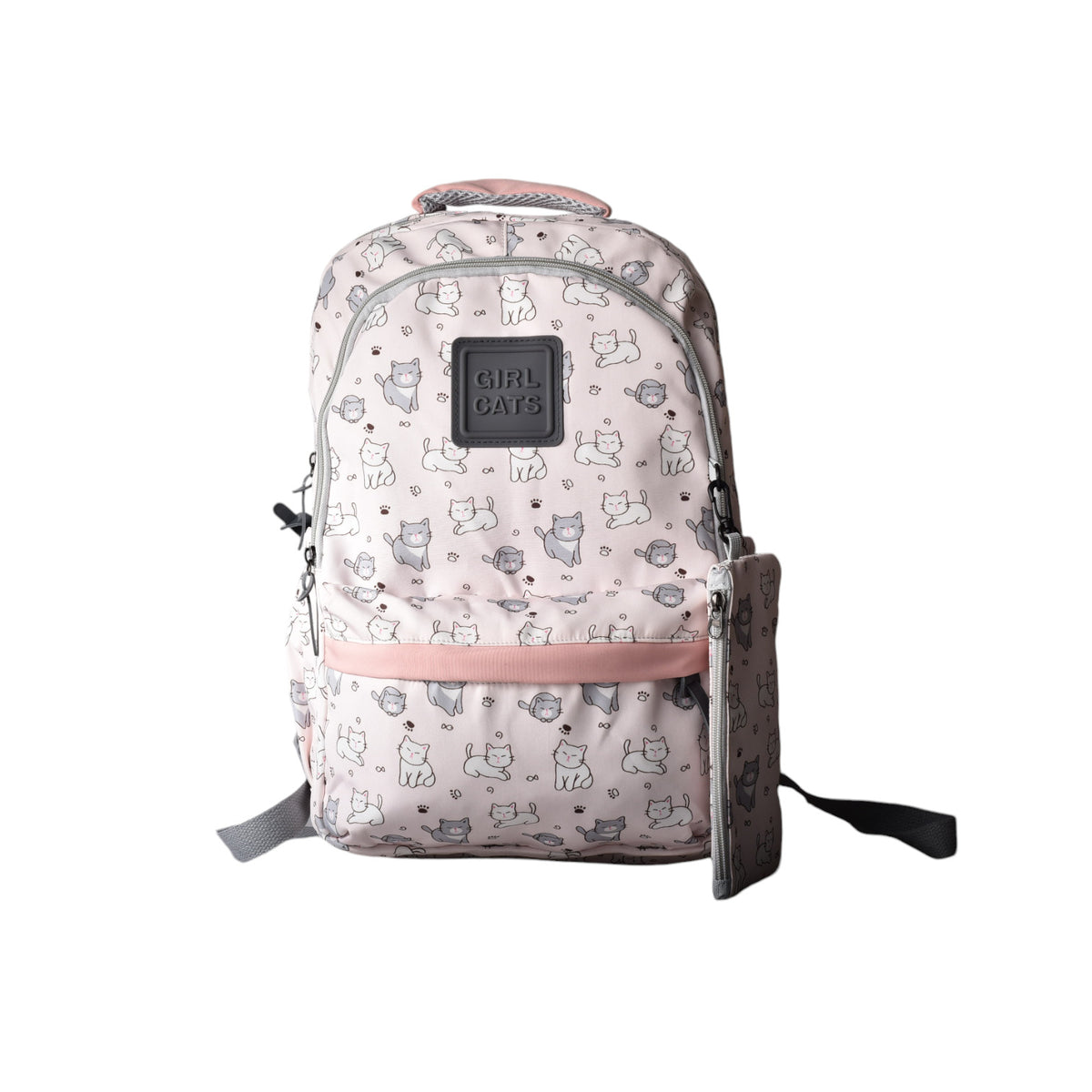 maleta morral  en poliester con cartuchera