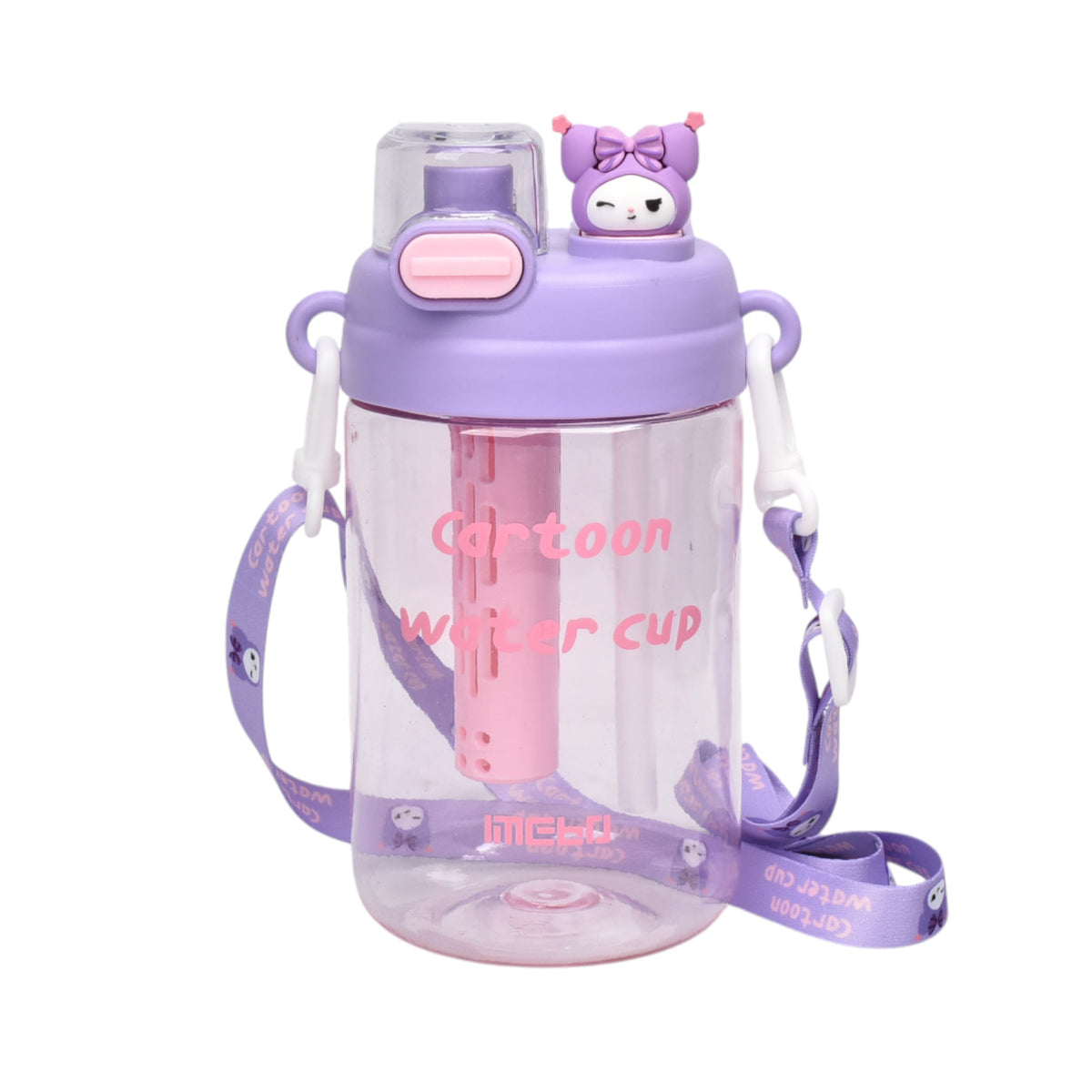botella de agua 500ml personaje plastico