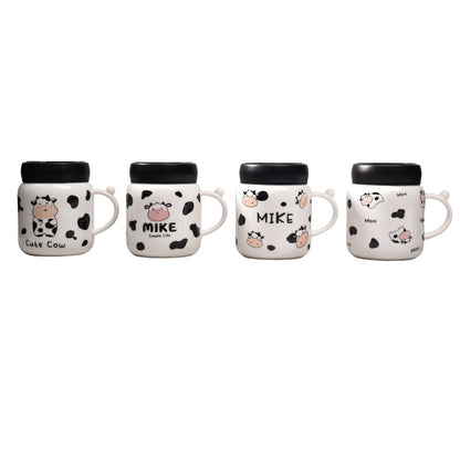 MUG EN CERAMICA POCILLO DE VACA DIM:8x12x11CM