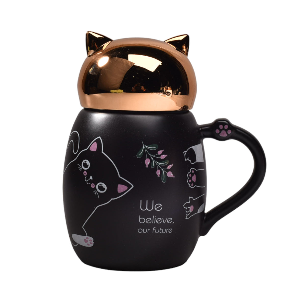 pocillo en ceramica cafe mug vaso dim:8x11x13cm