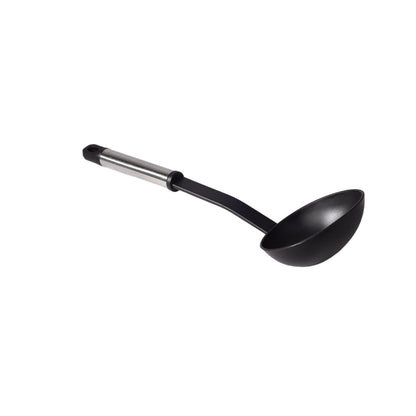 SET DE 6 UTENSILIOS COCINA SILICONA PLASTICO NEGRO DIM:10X38
