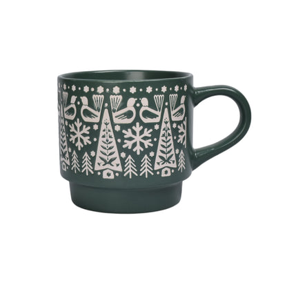 MUG POCILLO EN CERAMICA NAVIDAD 350ML DIM:8x9CM