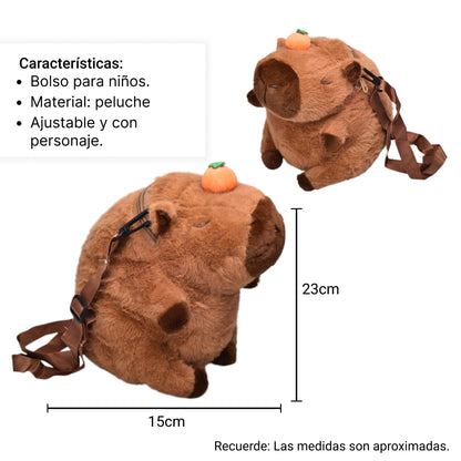 MALETA MORRAL PEQUEÑO INFANTIL DISEÑO CAPYBA DIM:23X15X14