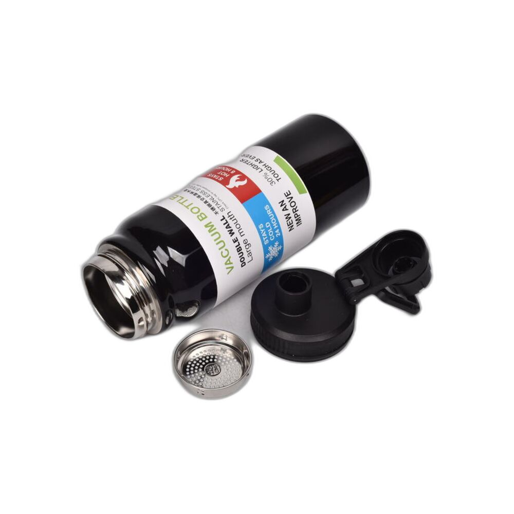 termo acero inoxidable 600ml  dim: 7x7x24