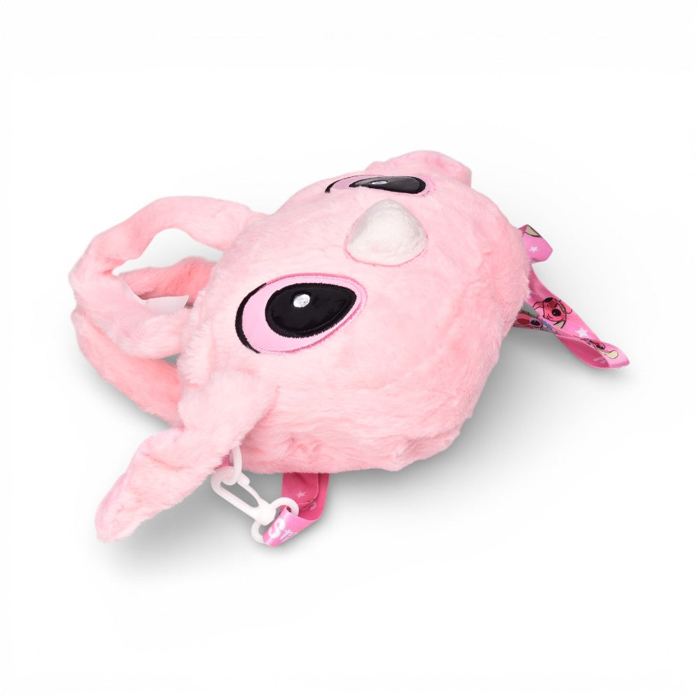 bolso cartera personaje poliester peluche dim:20x15x4
