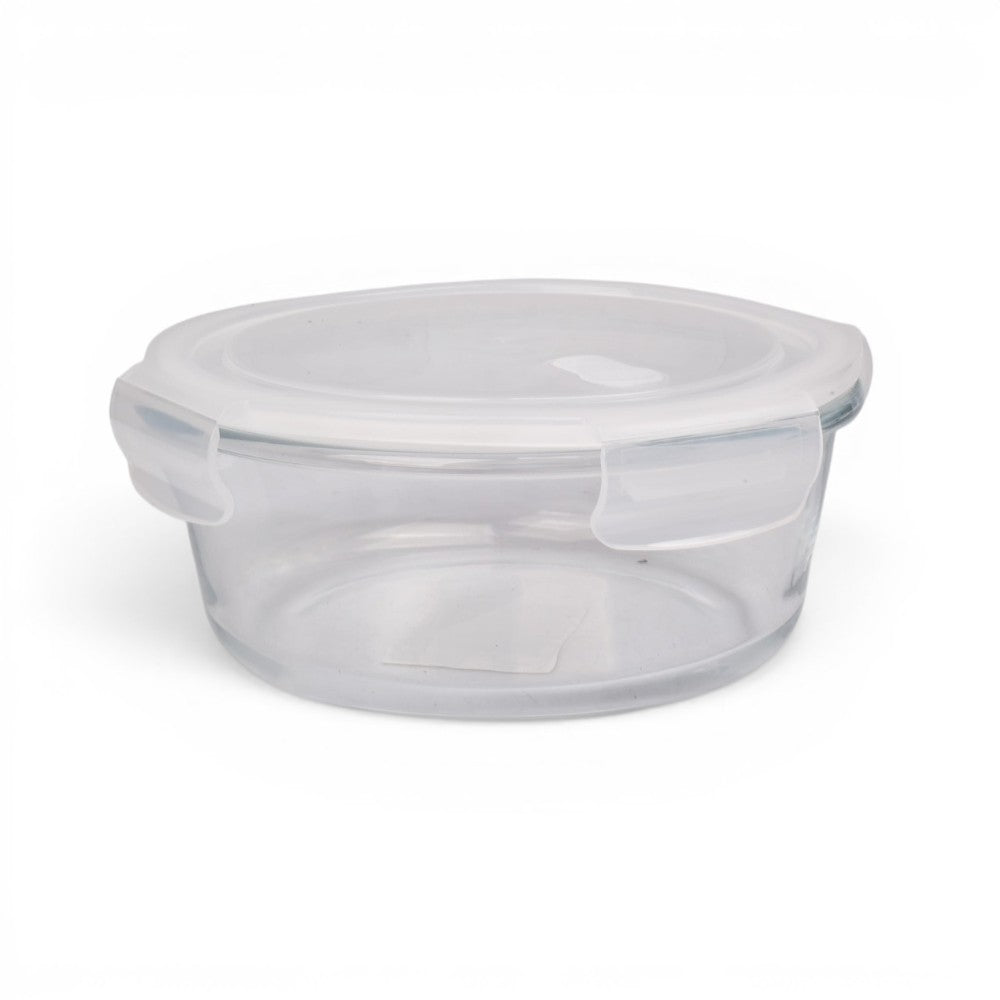 portacomida set 3pcs vidrio y plastico 400,650,1000ml
