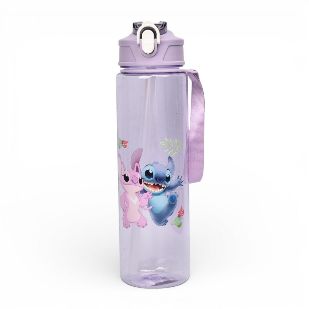 botella de agua 750ml personaje plastico dim:6x6x25