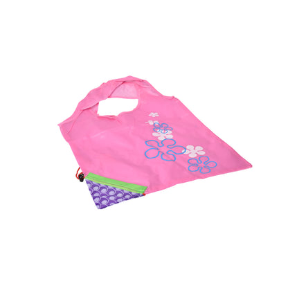 BOLSA REUTILIZABLE PORTATIL POLIESTER PARA COMPRAS VARIOS COLORES