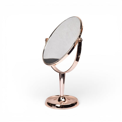 ESPEJO TOCADOR CON BASE REDONDO PLASTICO DIM: 15X34X12