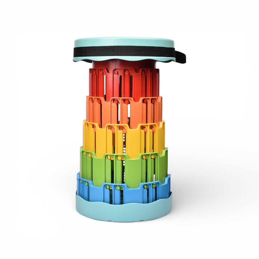 silla plastica plegable multicolor dim: 25x25x7