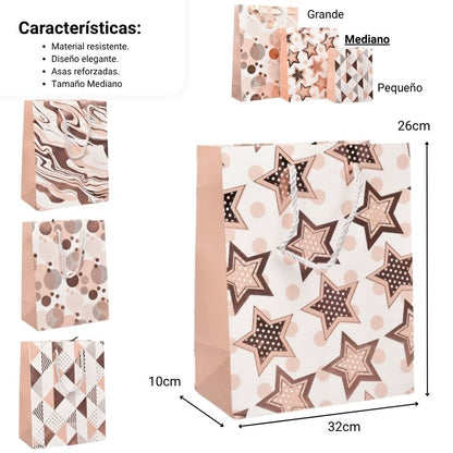 BOLSA REGALO M QZGZD-542B-1 DIM:26X32X10CM