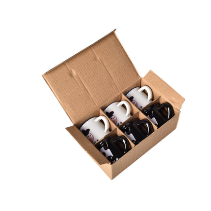 SET X 6 PZAS POCILLO CERAMICA 70ML