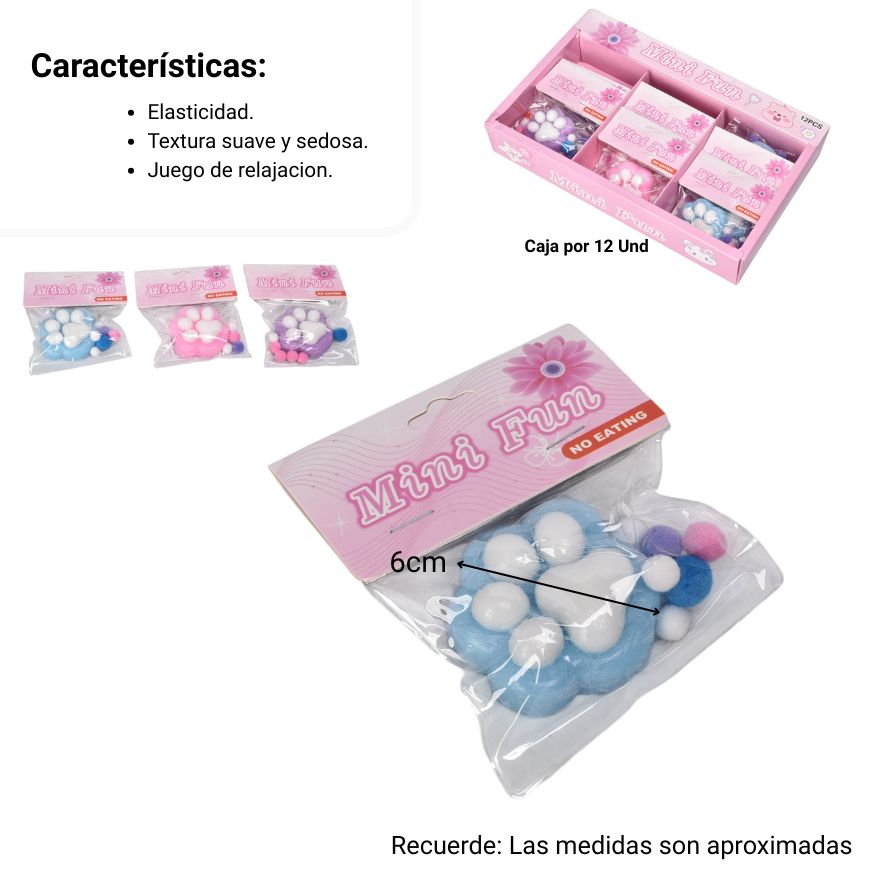 squishy anti estres elastico caucho dim:9x13cm