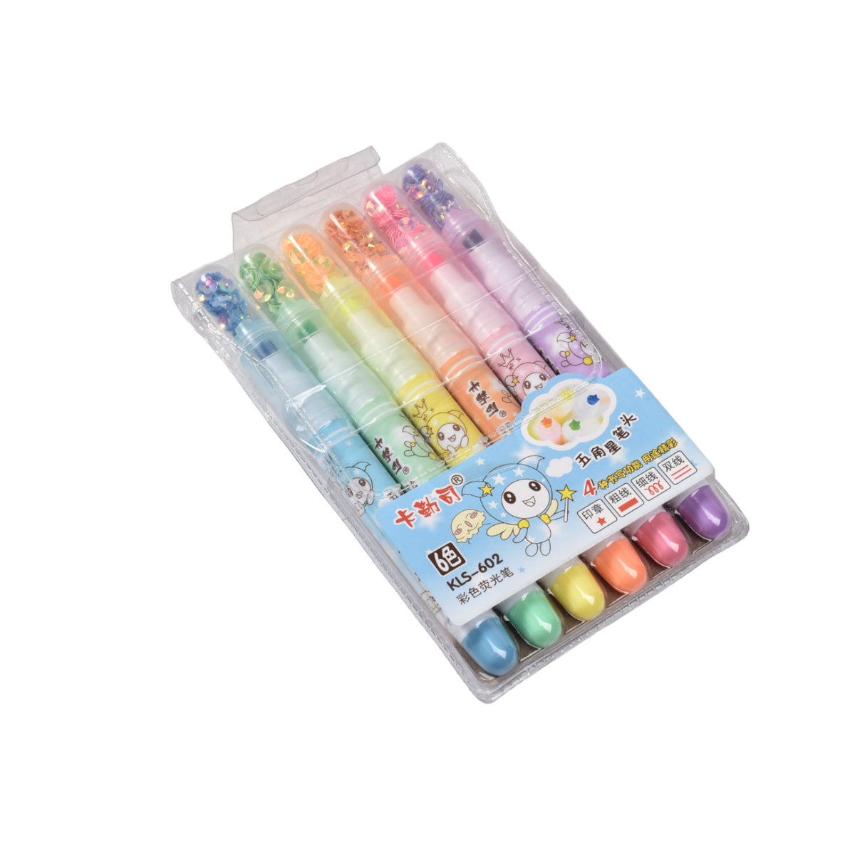 resaltador x 6 pcs