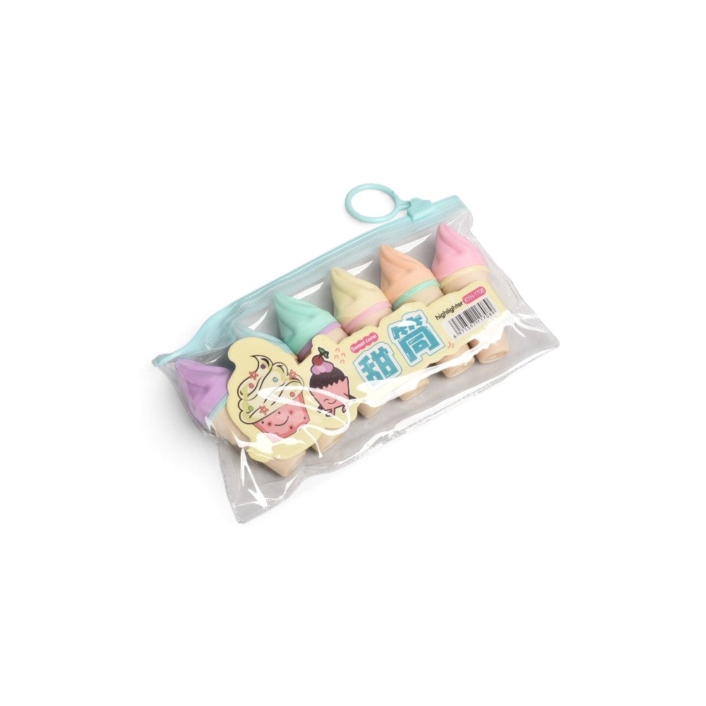 resaltador 6 und forma helado dim: 2.2x6cm