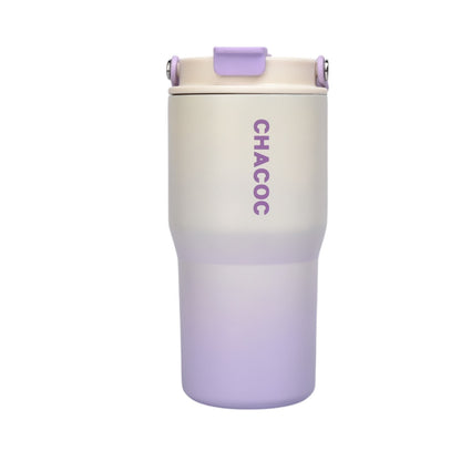 TERMO ACERO INOXIDABLE 600ML DIM:9X9X19