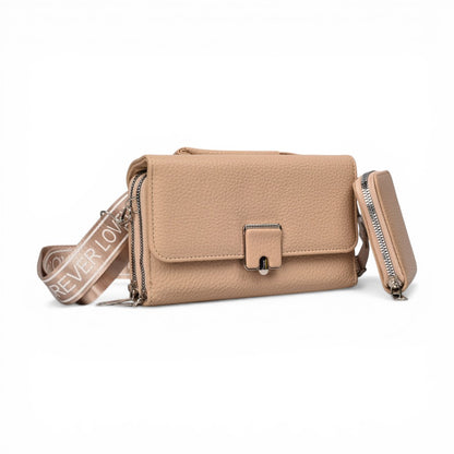 BOLSO PARA DAMA SINTETICO CON MONEDERO DIM: 19X12X5