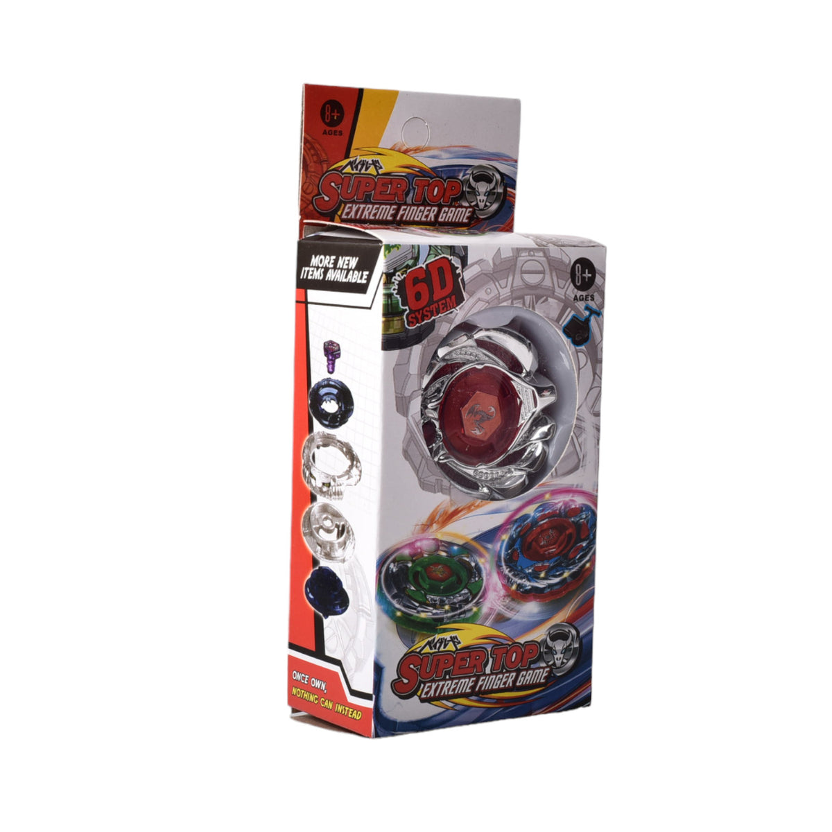 juguete trompo mini metal con accesorios